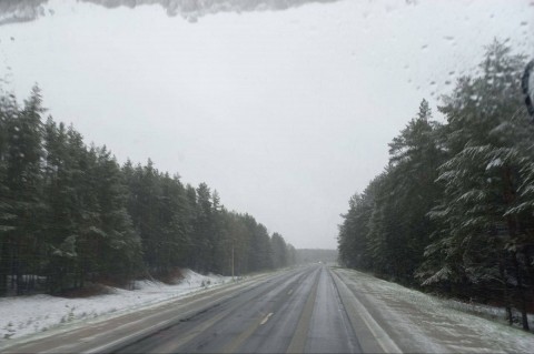 Майский снег внезапно выпал в Нижегородской области Майский снег внезапно выпал в Нижегородской области