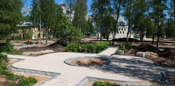 Новый фонтан обустроят в благоустраиваемом сквере у дома №17 по ул. Чаадаева Новый фонтан обустроят в благоустраиваемом сквере у дома №17 по ул. Чаадаева
