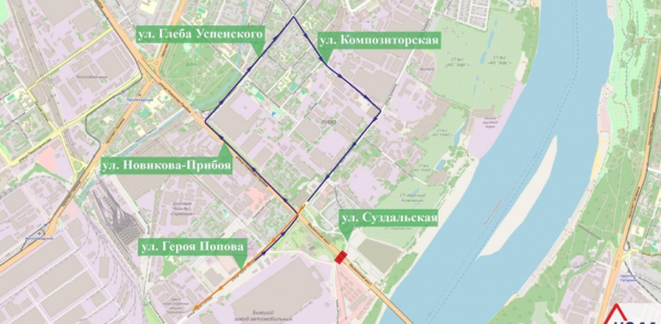 В Нижнем Новгороде временно ограничат проезд транспорта на участке ул. Суздальской под Мызинским путепроводом для продолжения капремонта переправы В Нижнем Новгороде временно ограничат проезд транспорта на участке ул. Суздальской под Мызинским путепроводом для продолжения капремонта переправы