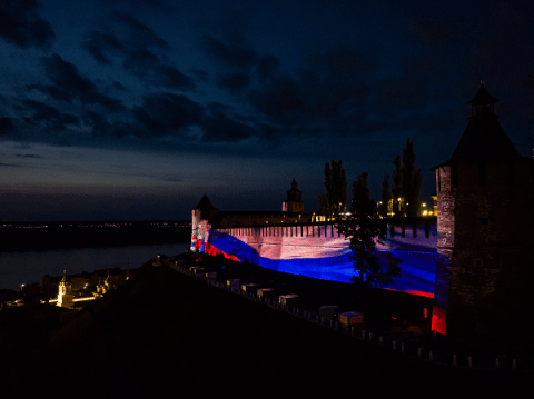 Праздничный мэппинг ко Дню России покажут на стенах Нижегородского кремля