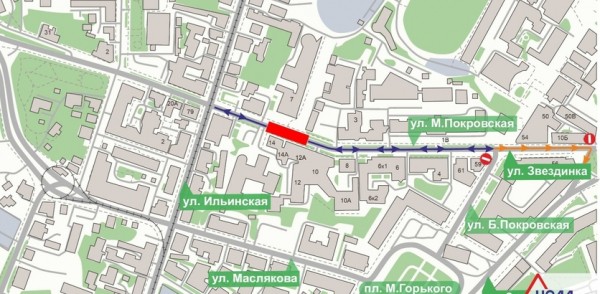 В Нижнем Новгороде на участке ул. Малой Покровской временно ограничат проезд транспорта В Нижнем Новгороде на участке ул. Малой Покровской временно ограничат проезд транспорта