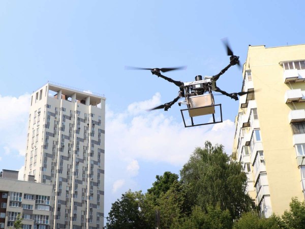 Доставку товаров аэрокурьерами тестируют в Нижнем Новгороде