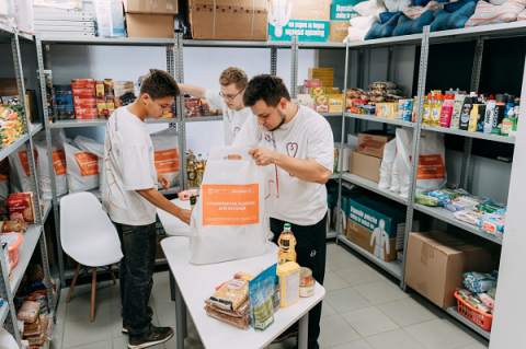 Гуманитарный склад для нуждающихся заработал в Нижнем Новгороде