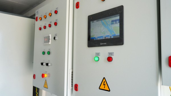 Мокрый барьер смонтировали на территории Нижегородской станции аэрации  