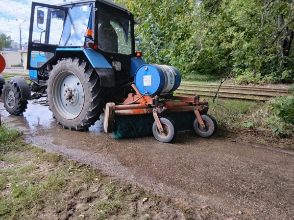 Более 2 тысяч кубометров мусора вывезено в Ленинском районе за неделю