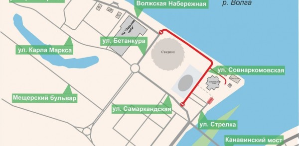 В Нижнем Новгороде временно ограничат движение транспорта на Волжской набережной В Нижнем Новгороде временно ограничат движение транспорта на Волжской набережной