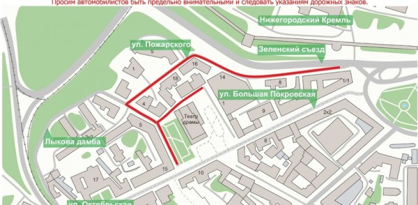 На участках дорог по улицам Пожарского и Пискунова будет временно ограничена парковка транспортных средств На участках дорог по улицам Пожарского и Пискунова будет временно ограничена парковка транспортных средств
