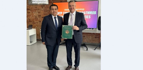 Встреча с делегацией Генерального консульства Республики Узбекистан прошла в Центре городов-побратимов Нижнего Новгорода Встреча с делегацией Генерального консульства Республики Узбекистан прошла в Центре городов-побратимов Нижнего Новгорода