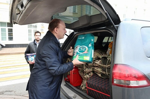 Гумпомощь бойцам СВО и их «военным котикам» отправили от ЗСНО Гумпомощь бойцам СВО и их «военным котикам» отправили от ЗСНО