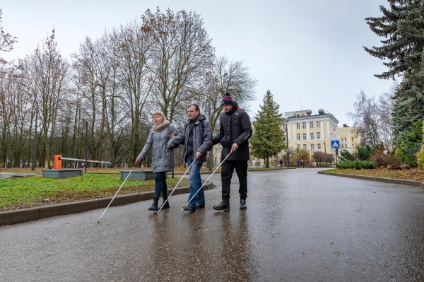 Конкурс для незрячих и слабовидящих людей по невизуальному ориентированию в городском пространстве прошёл в Нижнем Новгороде
